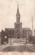 FRANCE - Ally Sur Noye - Vue De L'extérieur à L'entrée De L'église - Vue Générale - Carte Postale Ancienne - Ailly Sur Noye