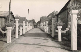 Carte-Photo - ECOMMOY - Congrès Eucharistique 1936 - Rue Docteur Rondeau - Genêts Jaune D'or - Ecommoy