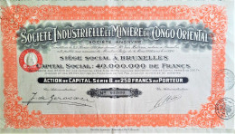 Société Industriellle Et Minière Du Congo Oriental (1928) - Africa