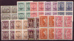 BULGARIA - 1920 - Timbre De 911 - 919 - Surcharge - Mi 135 / 144  - 10v ** Bl De 4 Quatre MNH - Unused Stamps