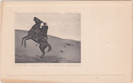 M011 BOU DENIB - TYPE DE CHEVAL DANS LE SABLE ET CAVALIER MAROCAIN - CLICHE J. HENRI - SERIE 1 N°11 - Collections & Lots