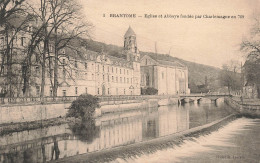 FRANCE - Brantome - Eglise Et Abbaye Fondée Par Charlemagne En 769 - Carte Postale Ancienne - Brantome