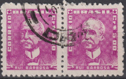 1956 Brasilien ° Mi:BR 869xI, Sn:BR 798, Yt:BR 584B, Rui Barbosa, Portraits - Famous People In Brazil History - Usados