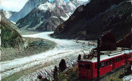 FRANCE - Chamonix Mont Blanc - Arrivée Du Chemin De Fer - Mer De Glace - Grandes Jorasses - Carte Postale - Chamonix-Mont-Blanc