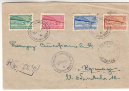Yougoslavie - Lettre Recom FDC De 1948 - Oblit Beograd - Conférance Du Danube  ? - Ponts - Valeur 150 Euros - - Cartas & Documentos