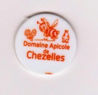 Jeton De Caddie  " Domaine Apicole De Chezelles "  Abeille Ruche Fleur []_Je159 - Einkaufswagen-Chips (EKW)