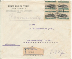 Greece Registered Cover Sent To Germany 7-1-1932 - Cartas & Documentos