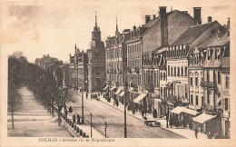 FRANCE - Colmar - Vue Sur L'avenue De La République - Animé - Carte Postale Ancienne - Colmar