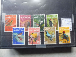 Malaysie Malysia Reeks Serie 22/29 Used Oiseaux Birds Vogels Parfait Etat  Oblitéré Gestempelt - Malaysia (1964-...)