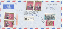 Afghanistan Registered Air Mail Cover Sent To Denmark 20-6-1977 - Afghanistan