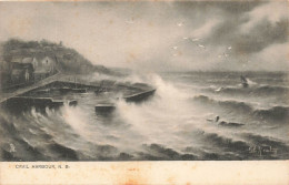 ROYAUME-UNI - Crail Harbour - N D - Vue Sur Le Port De Crail - Avec Des Vagues - Carte Postale Ancienne - Fife