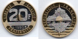 MA 19791 / France - Frankreich 20 Francs 1995 Mont Saint Michel BE - 20 Francs