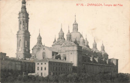 ESPAGNE - Zaragoza - Templo Del Pilar - Vue Panoramique Du Temple De Pilar - Carte Postale Ancienne - Zaragoza