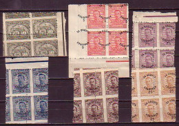 BULGARIA - 1920 - Timbre De 911 - 919 - Surcharge - Mi 135U - 141 U  Sans 136 -  6v ** Bl De 4 Quatre Ranvese  ERROR - Unused Stamps