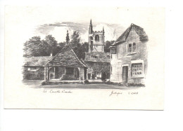 28872 - At CASTLE COMBE - The Cross - Castel Hotel Drawing Dessin Judges S 10598 - Autres & Non Classés