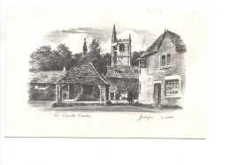 28872 - At CASTLE COMBE - The Cross - Castel Hotel Drawing Dessin Judges S 10598 - Other & Unclassified