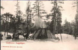 ! Alte Ansichtskarte Schweden, Gellivare, Lappläger, Lappland, Sweden - Suède