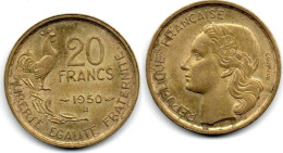 MA 28001 / France - Frankreich 20 Francs 1950 B 4 Faucilles SUP - 20 Francs