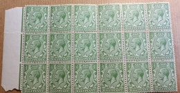 Bloc 18 Timbres George V (neufs) - Unused Stamps