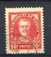 MONACO - Yv. N°117  (o)  90c  Louis II  Cote 4 Euro BE  2 Scans - Gebruikt