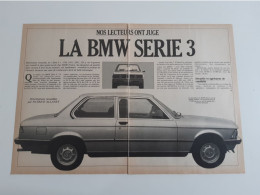 BMW Série 3 - Coupure De Presse Automobile - Voitures