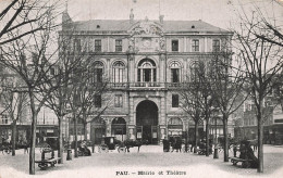 FRANCE - Pau - Mairie Et Théâtre- Carte Postale Ancienne - Pau