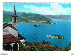 LAGO  MAGGIORE (NO):   LE  TRE  ISOLE  E  PALLANZA  -  PER  LA  SVIZZERA  -  FG - Watertorens & Windturbines