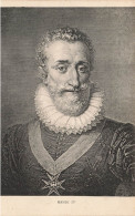 FAMILLES ROYALES - Henri IV - Portrait - Carte Postale Ancienne - Familles Royales