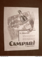 Pubblicità Del 1945 Aperitivo Campari In Primavera… Davide Campari Milano - Other & Unclassified