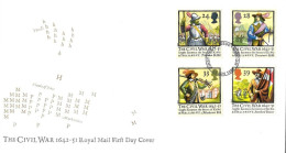 1992 Civil War (2) Unaddressed FDC Tt - 1991-2000 Dezimalausgaben