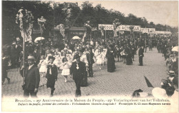 CPA Carte Postale Belgique Bruxelles 25me Anniversaire De La Maison Du Peuple Enfants Du Peuple  VM78034 - Fêtes, événements