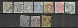 MONACO 1885  CHARLES III   CAT YT N°1 à 9 Bon Etat - Used Stamps