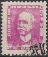 1956 Brasilien ° Mi:BR 869xI, Sn:BR 798, Yt:BR 584B, Rui Barbosa, Portraits - Famous People In Brazil History, - Oblitérés