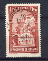 MONACO - Yv. N°126  (o)  1f  Paysage  Cote 9,5 Euro BE R 2 Scans - Gebruikt