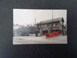 Lyon Bron Carte Photo Brasserie Hôtel Lulli Terminus Tramway - Bron