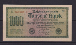 GERMANY - 1922  1000 Mark AUNC Banknote - 1.000 Mark