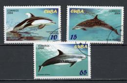 CUBA -  FAUNE MARINE  N°Yt 4195+4196+4197 Obl. - Usados