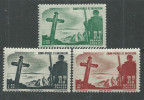 Saint Pierre Et Miquelon N° 332 / 34  XX Calvaire , Les 3 Valeurs Neuf  Sans  Charnière, TB - Unused Stamps