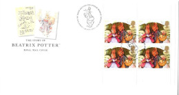 1993 Beatrix Potter Booklet Pane FDC Bureau Unaddressed FDC Tt - 1991-00 Ediciones Decimales