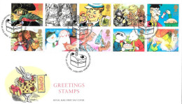 1993 Greetings (2) Unaddressed FDC Tt - 1991-00 Ediciones Decimales