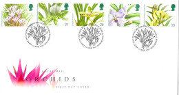 1993 Orchids Unaddressed FDC Tt - 1991-2000 Decimal Issues