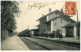 82 - CAUSSADE - L'Arrivée Du Train En Gare - Timbre Rare Seul Sur Lettre - Superbe - - Caussade