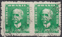 1960 Brasilien ° Mi:BR 870xII, Sn:BR 799, Yt:BR 677A, Rui Barbosa, Portraits - Famous People In Brazil History, - Used Stamps