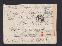 1901 - 5x 10 K. Auf Einschreibbrief Nach Jungbunzlau - Briefe U. Dokumente
