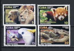 CUBA -  FAUNE  N°Yt 4603+4604+4605+4606 Obl. - Gebraucht