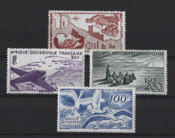 !!! AOF, TIMBRES DE POSTE AÉRIENNE NUMÉROS 11/14, NEUFS, SANS CHARNIÈRES - Unused Stamps