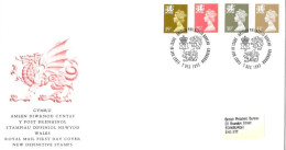 1993 Wales Definitives (2) Unaddressed FDC Tt - 1991-2000 Em. Décimales