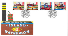 1993 Waterways Unaddressed FDC Tt - 1991-2000 Em. Décimales