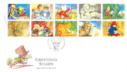 1994 Greetings Messages Unaddressed FDC Tt - 1991-2000 Em. Décimales