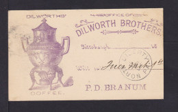 1892 - 1 C. Ganzsache Mit Abbildung "Diworths Coffee" - Ab Pittsburgh - Autres & Non Classés